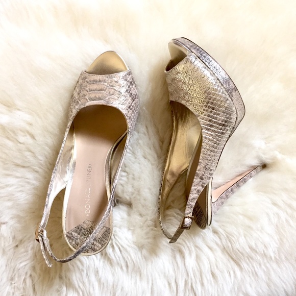 Donald J. Pliner Shoes - Donald J. Pliner Allie Snake Sling Back Pumps